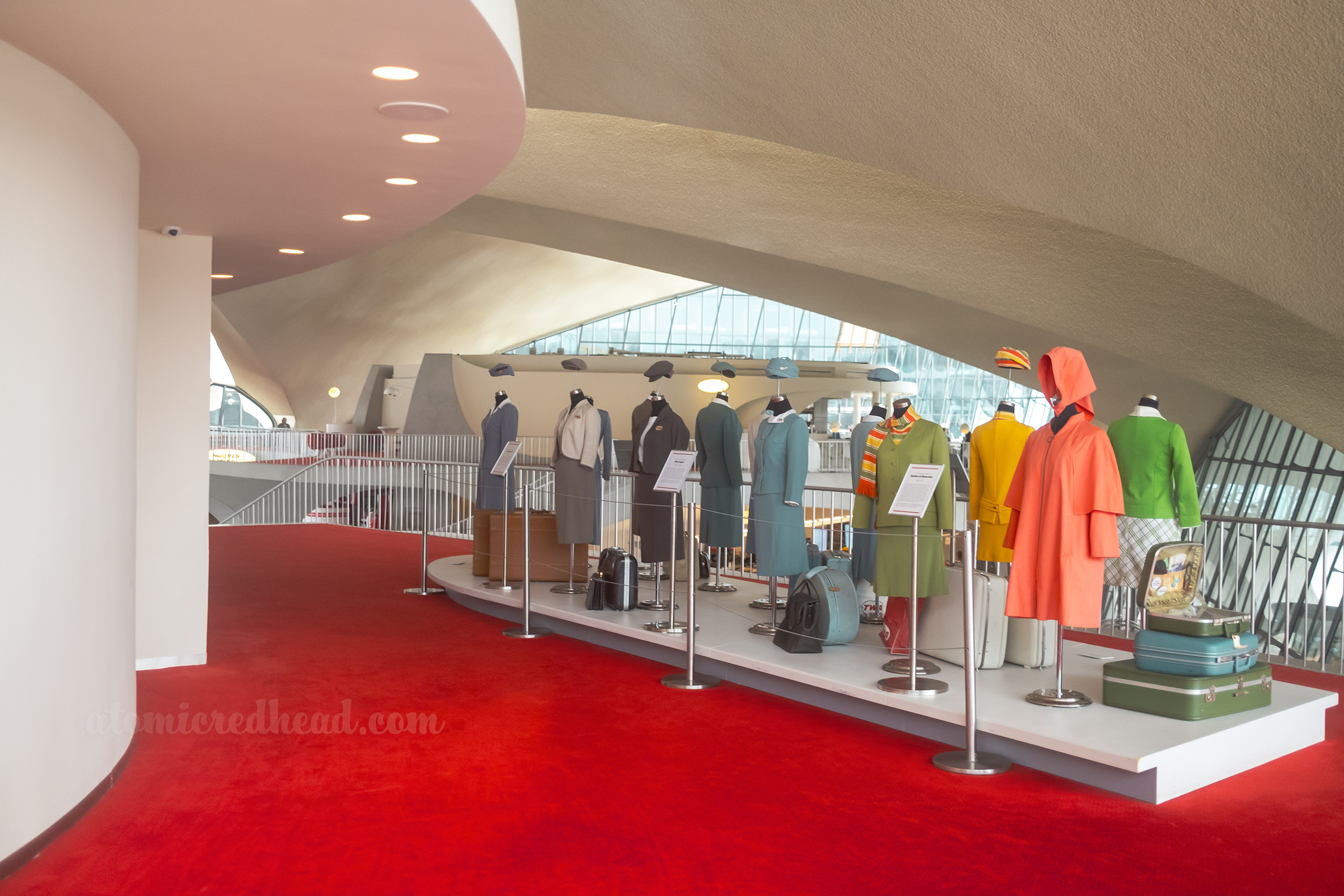 Overall of the stewardess display.