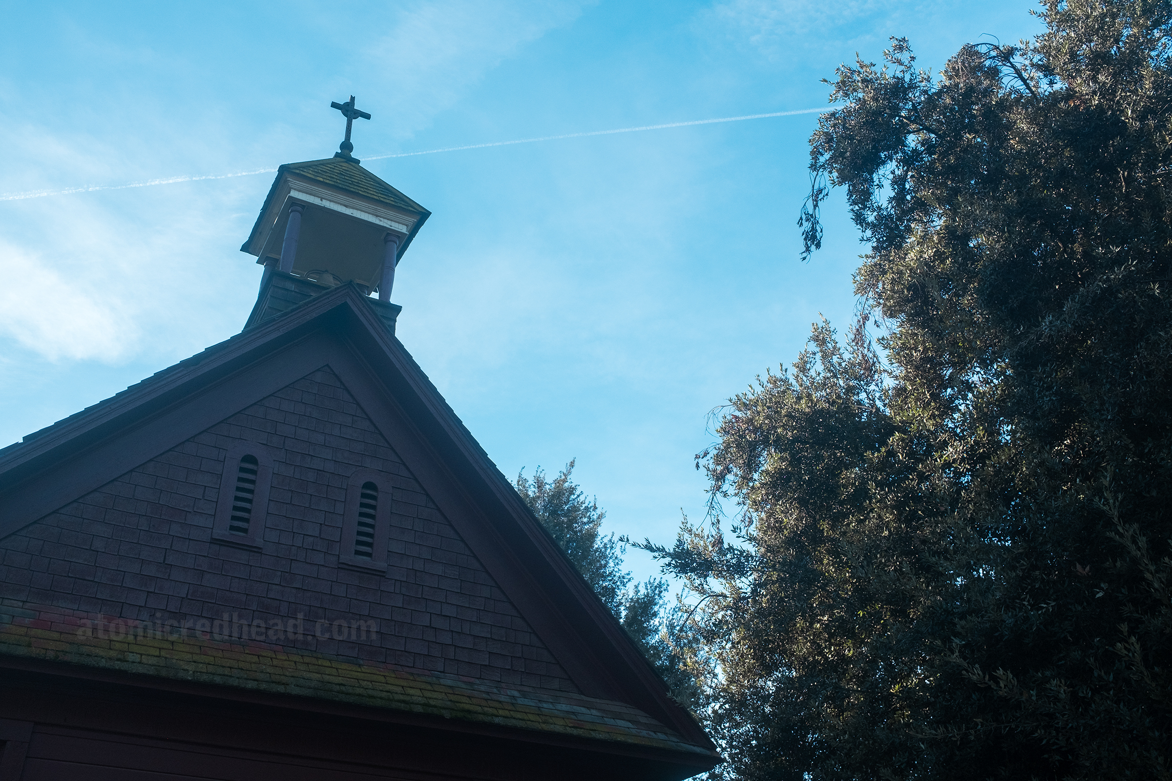 Steeple of the church.
