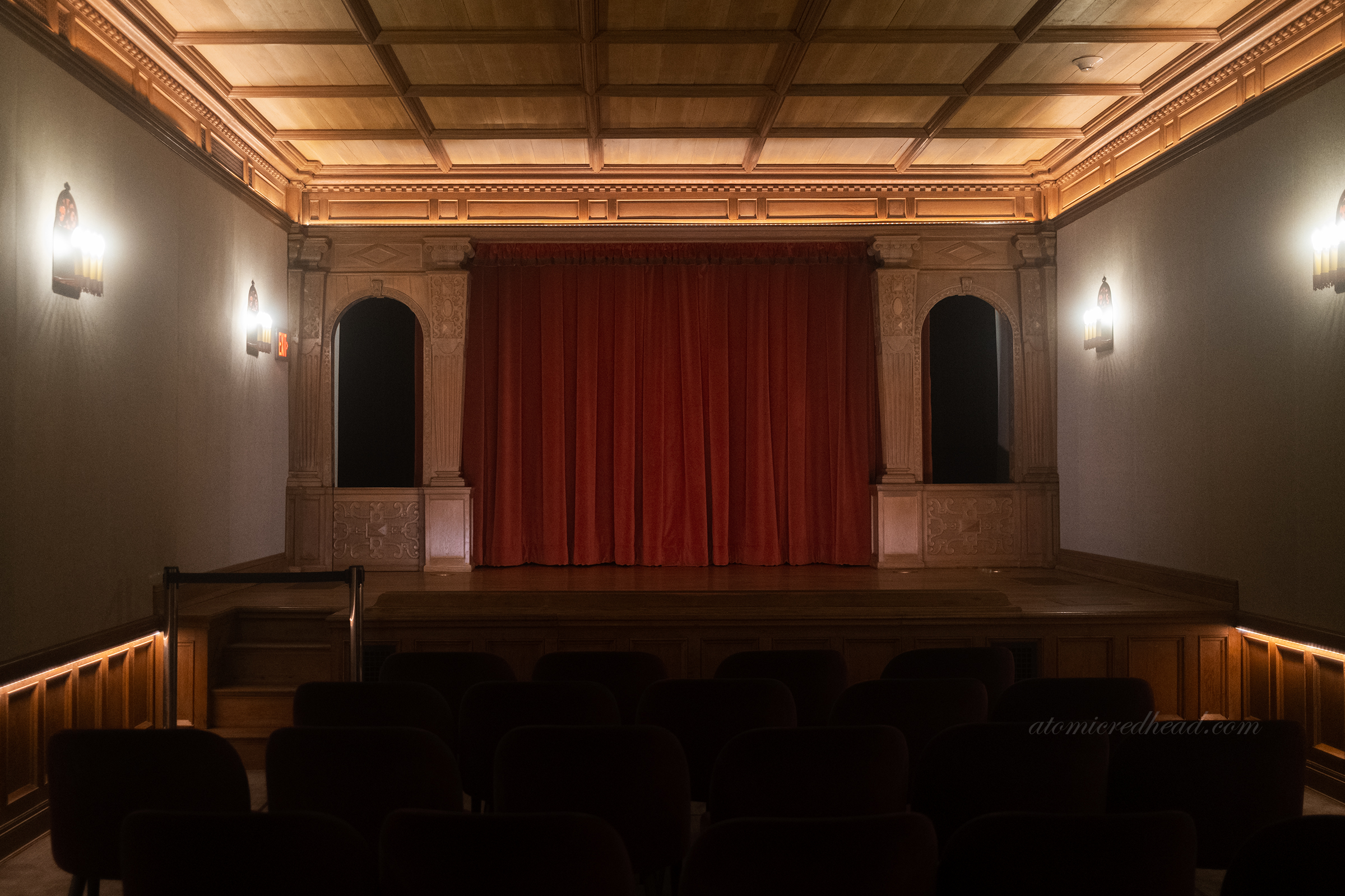The home theatre.