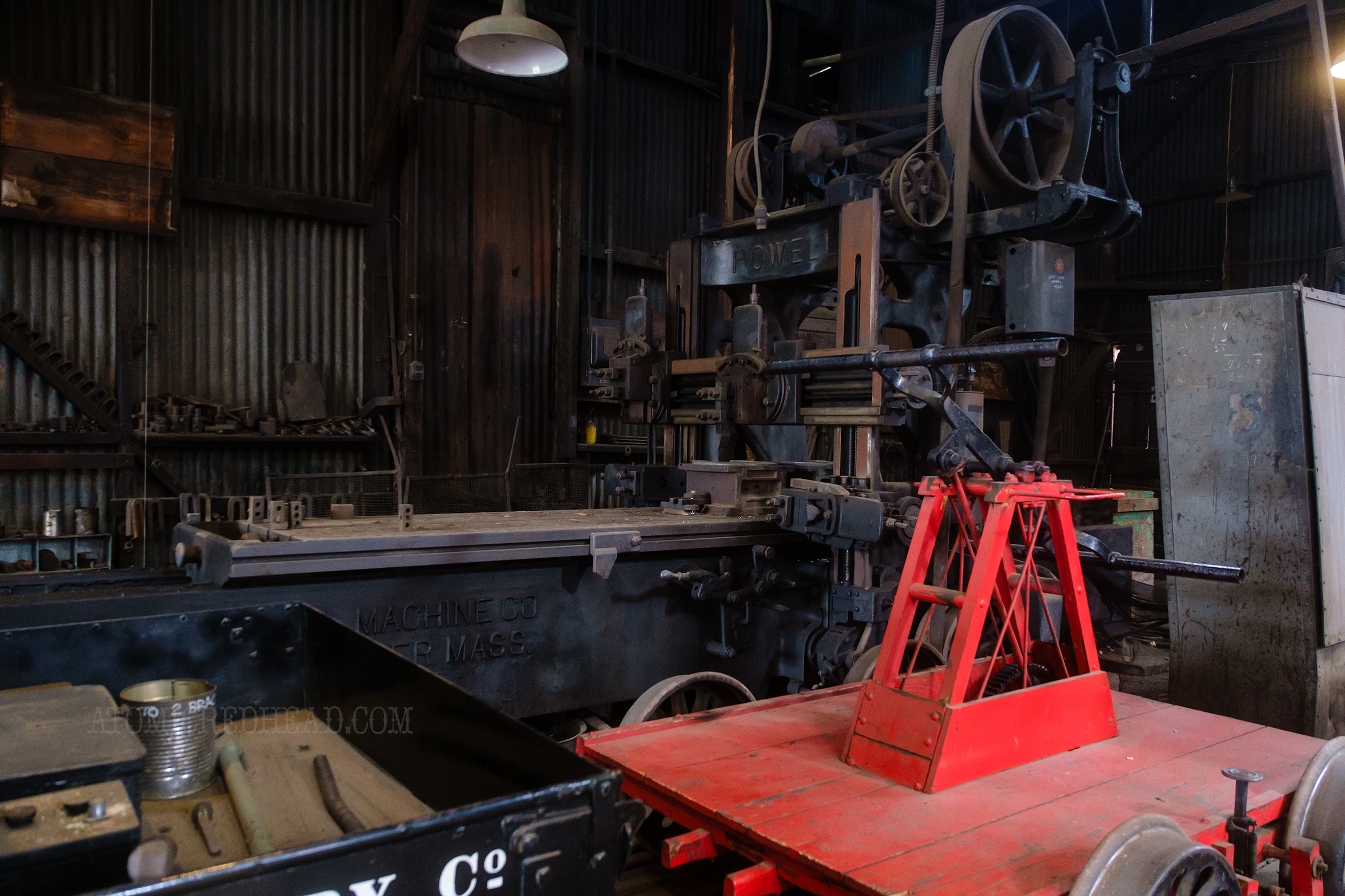 Machinist area.