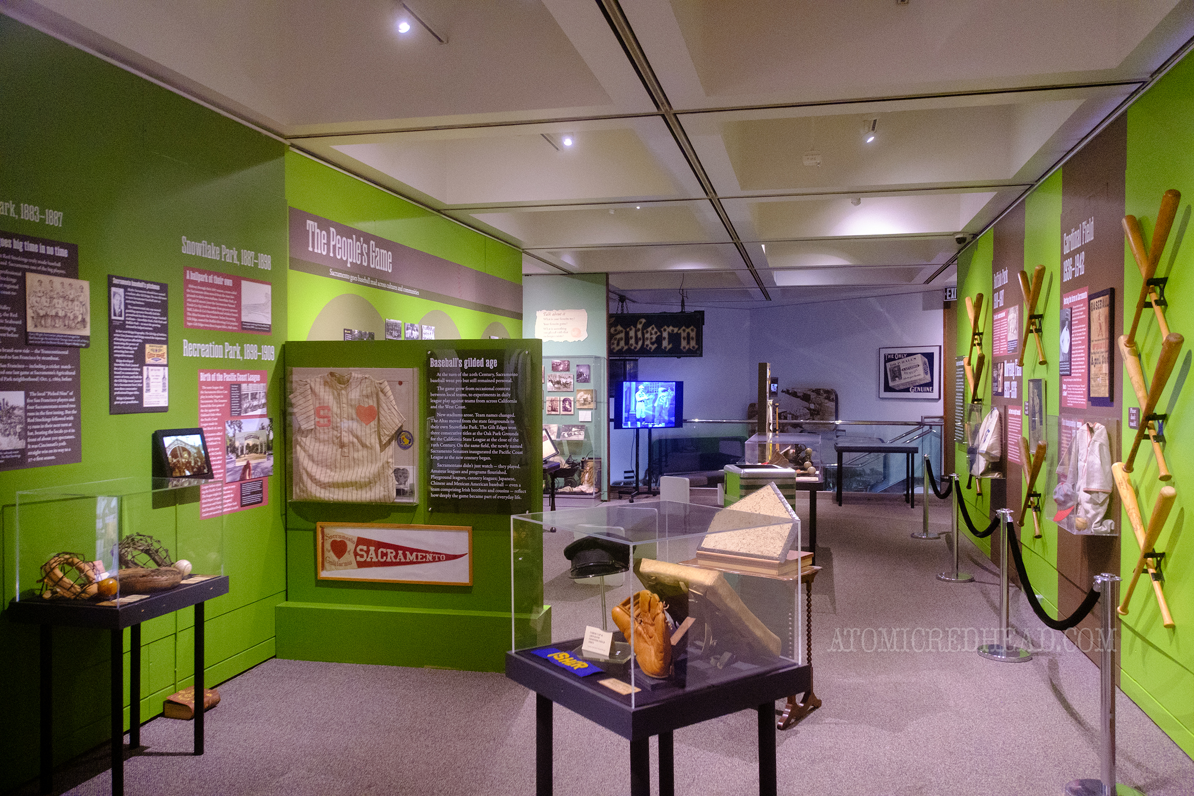 Overall the baseball exhibit.