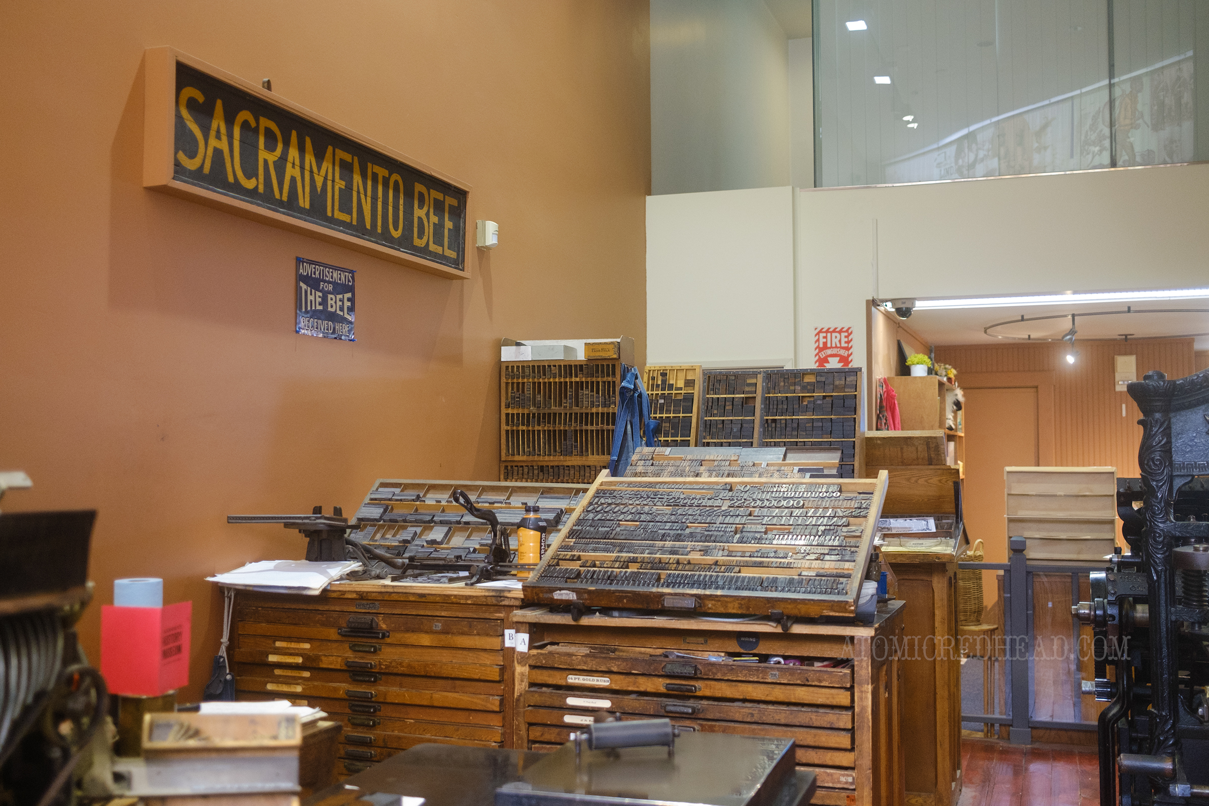 Overall of the printing area.