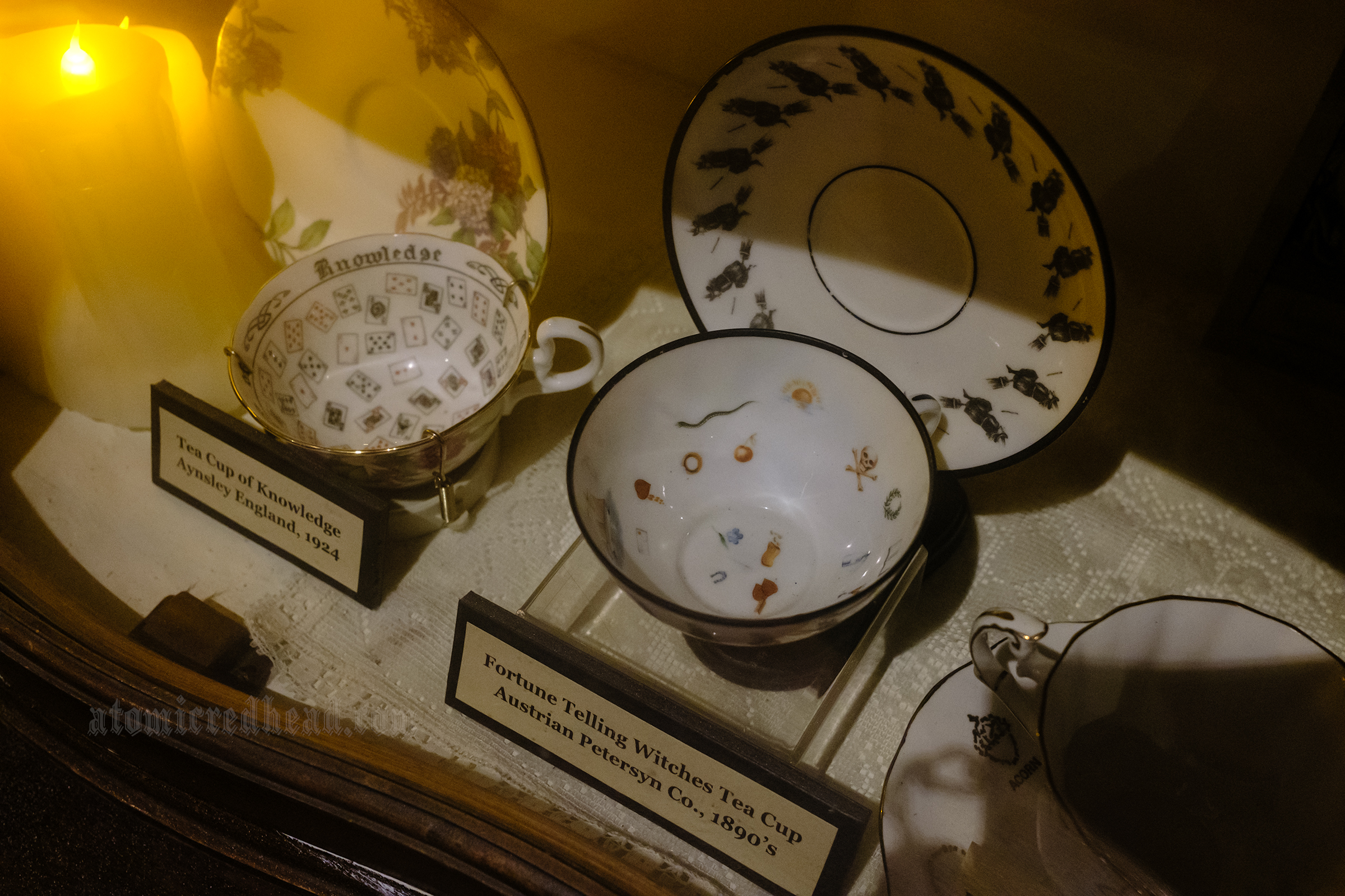 Fortune telling tea cups.