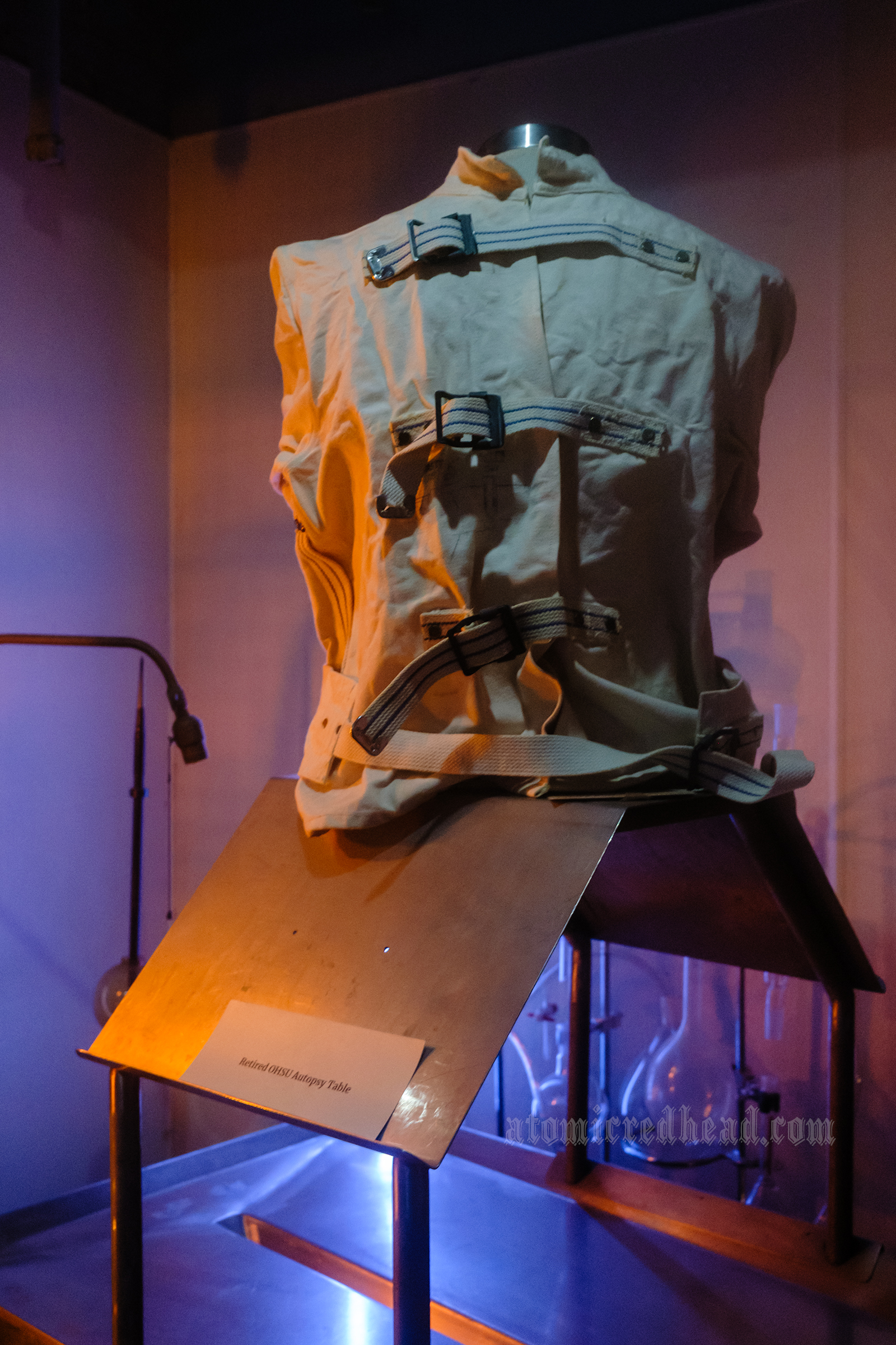 A straight jacket.