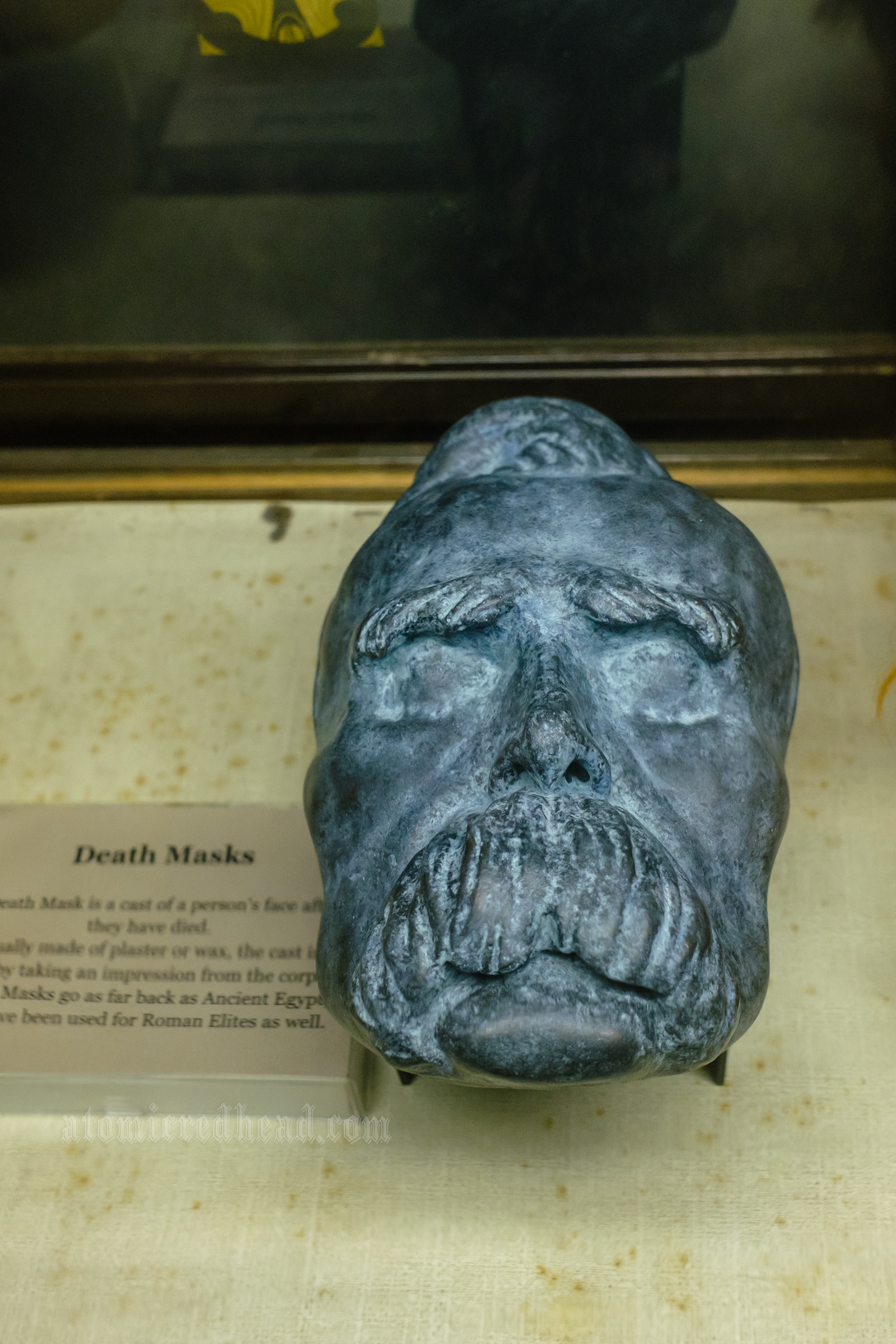 Death mask of Friedrich Nietzsche.