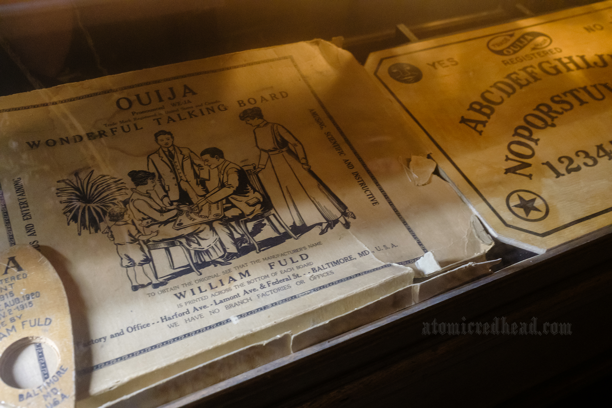 A late 1910s or early 1920s Oujia board.