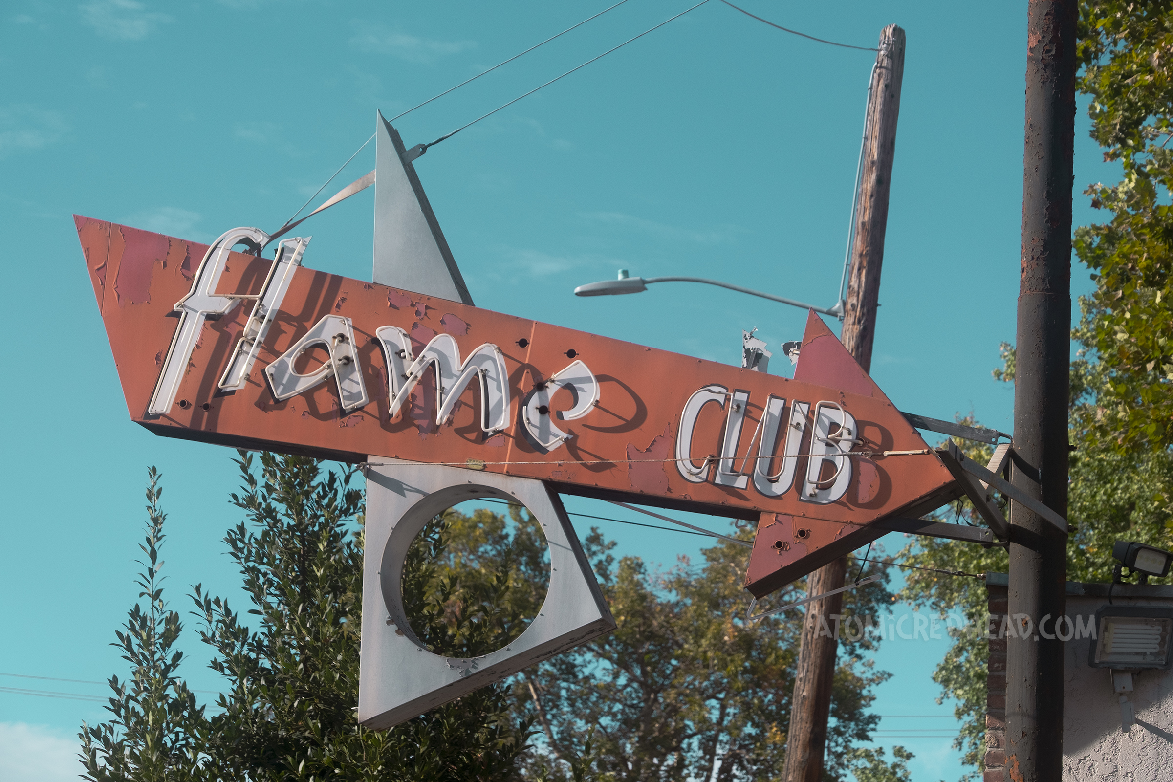 A red arrow reads "Flame Club"