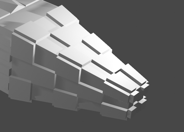 Getting back into learning Blender so I made a spaceship