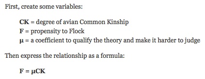 flocking formula