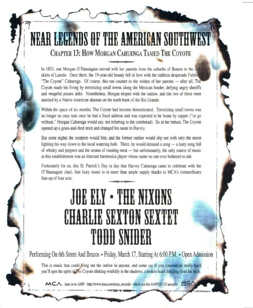 1995 MCA Records South-By-Southwest Ad