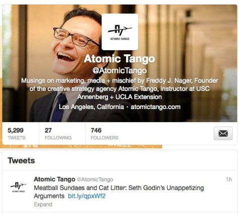 Atomic Tango Twitter profile