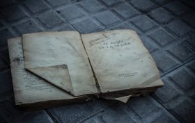 dried up book
