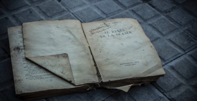 dried up book