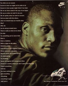 Nike Barry Sanders Ad
