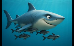 Shark + Remora