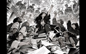 PhD students trying to break through an academic glass ceiling.