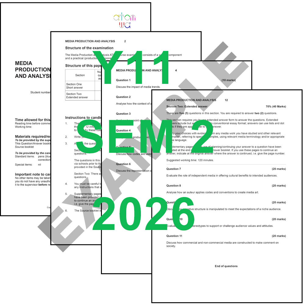 2026 Semester 2 ATAR Year 11 MPA
