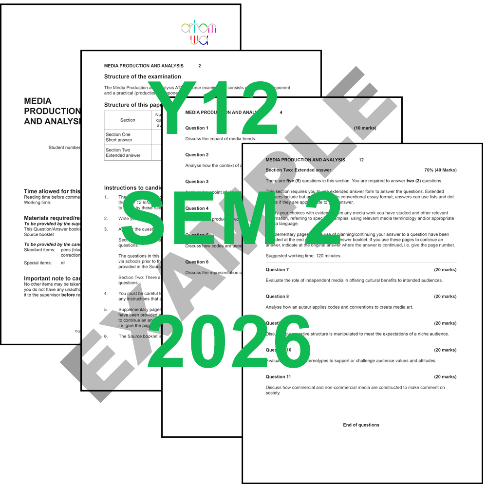 2026 Semester 2 ATAR Year 12 MPA