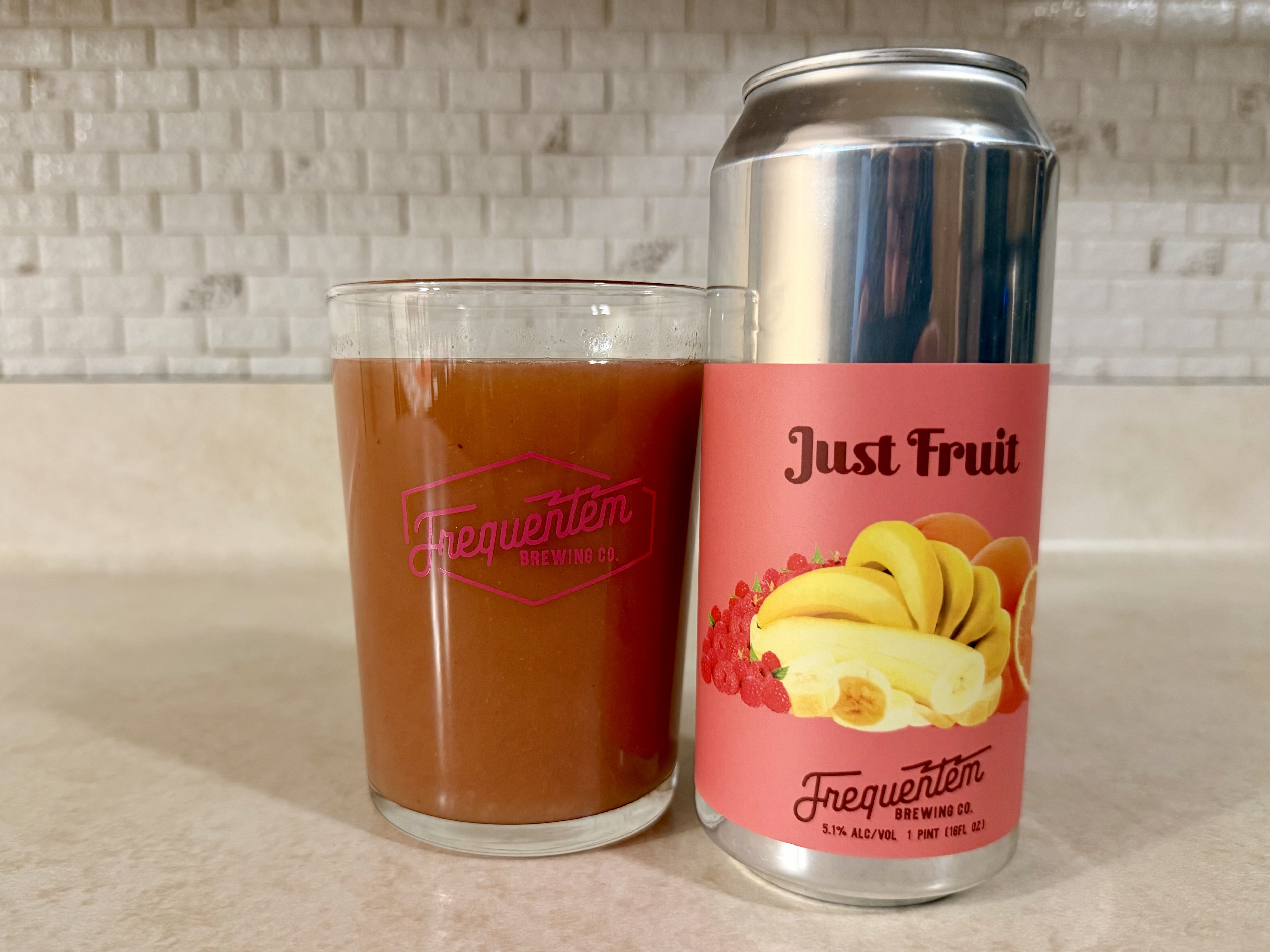 Brew Review – Frequentem Brewing Co. Just Fruit: Raspberry, Orange