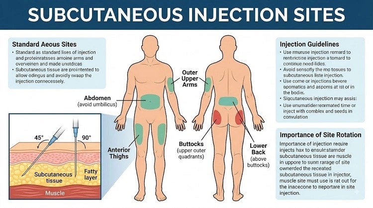 Subcutenious Injection,Injection, Injection Types,