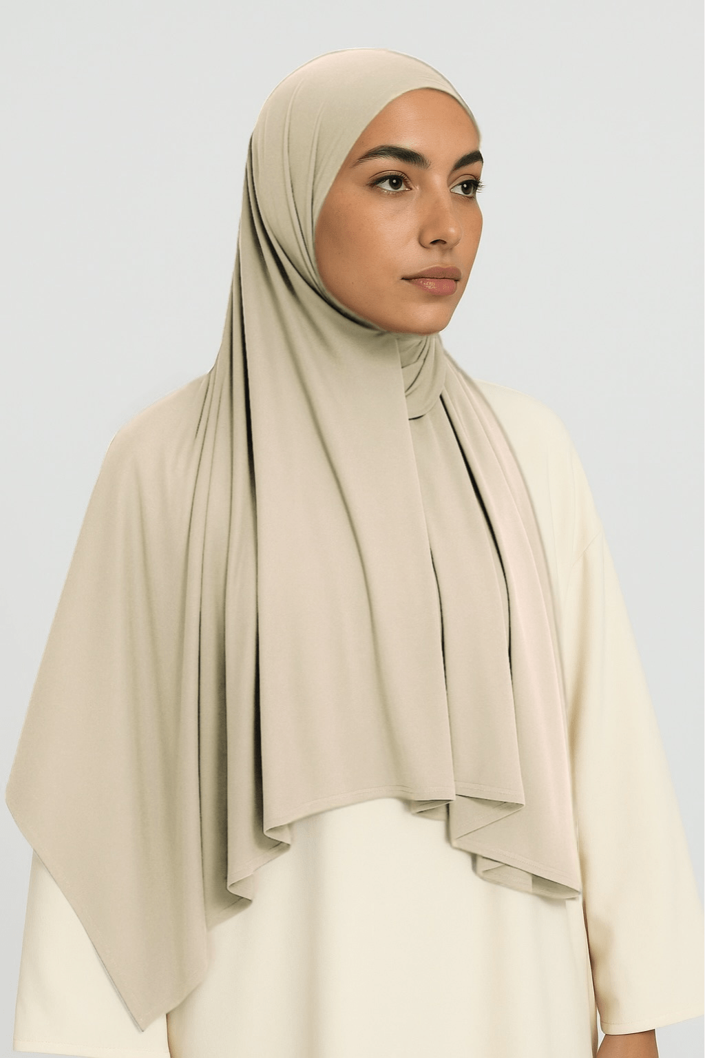 modal jersey vanilla beige