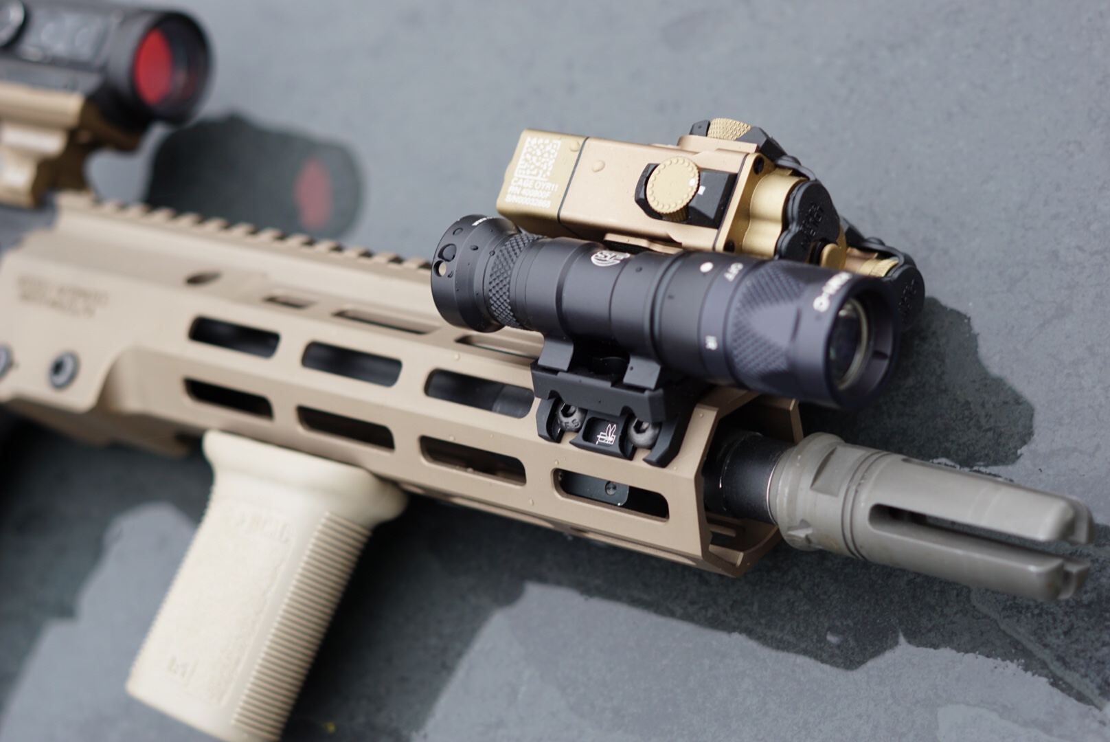 HAO製 URG-I 9.3インチ MK16 DDC【PTW/GBB用】オマケ付 Accessory Review: HAO Mk16 Rail (Part Two – 9.3” DDC) – ATRG