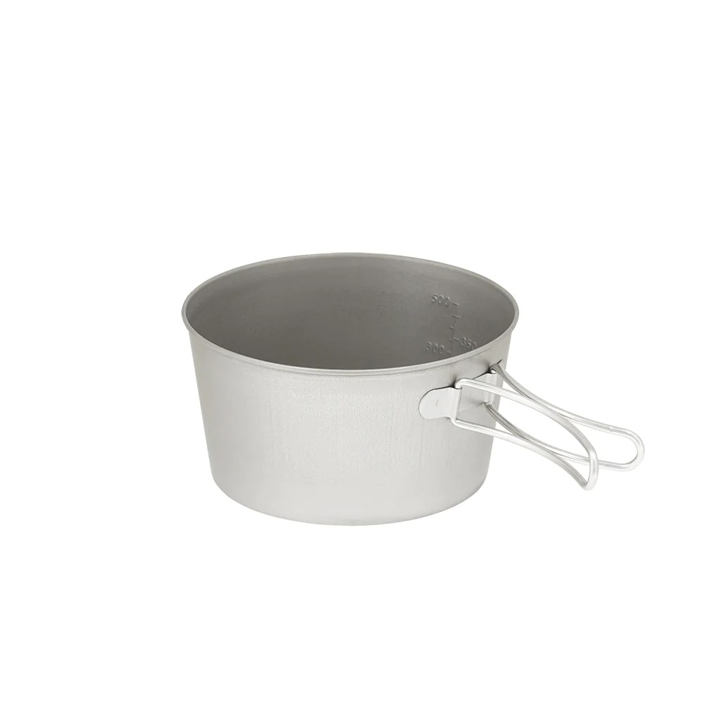 Titan Sierra Cup 600 鈦金屬摺柄登山杯