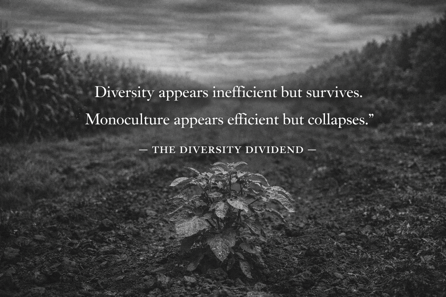 diversity creates resilience