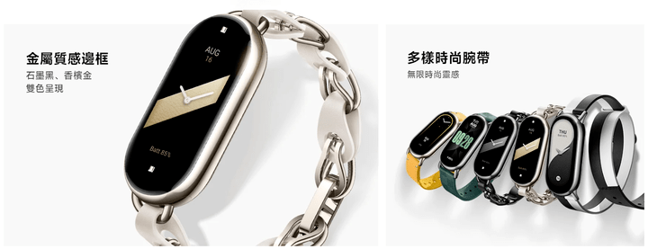 [ 開享 - 小米穿戴系列 ] 小米 Xiaomi 手環 8 台版來了