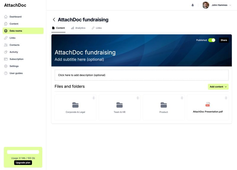 Virtual Data Rooms Attachdoc - Dark Image Collection - 4K Quality