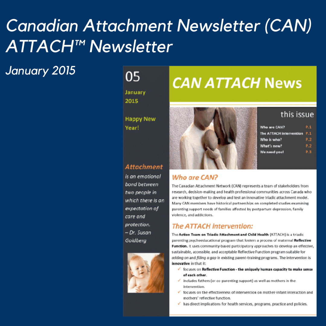 Winter 2015 Canadian Attachment Newsletter (CAN) ATTACH Newsletter