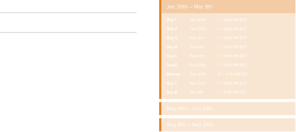 Scheduling system designed by ATTCK for eMindful