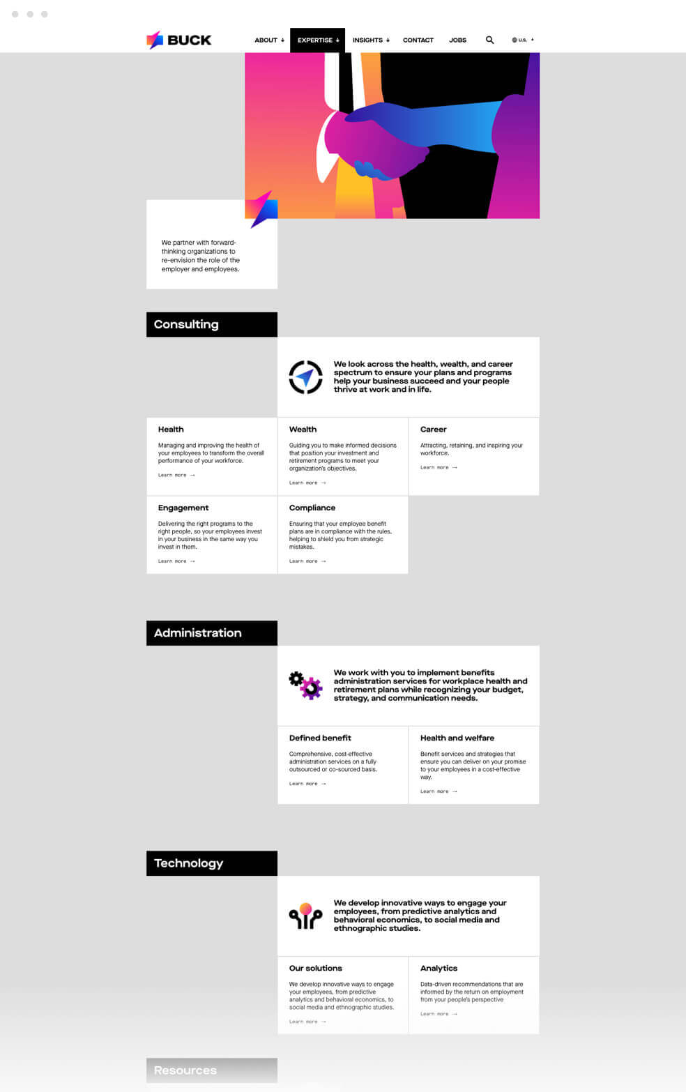 ATTCK case study. Expertise page