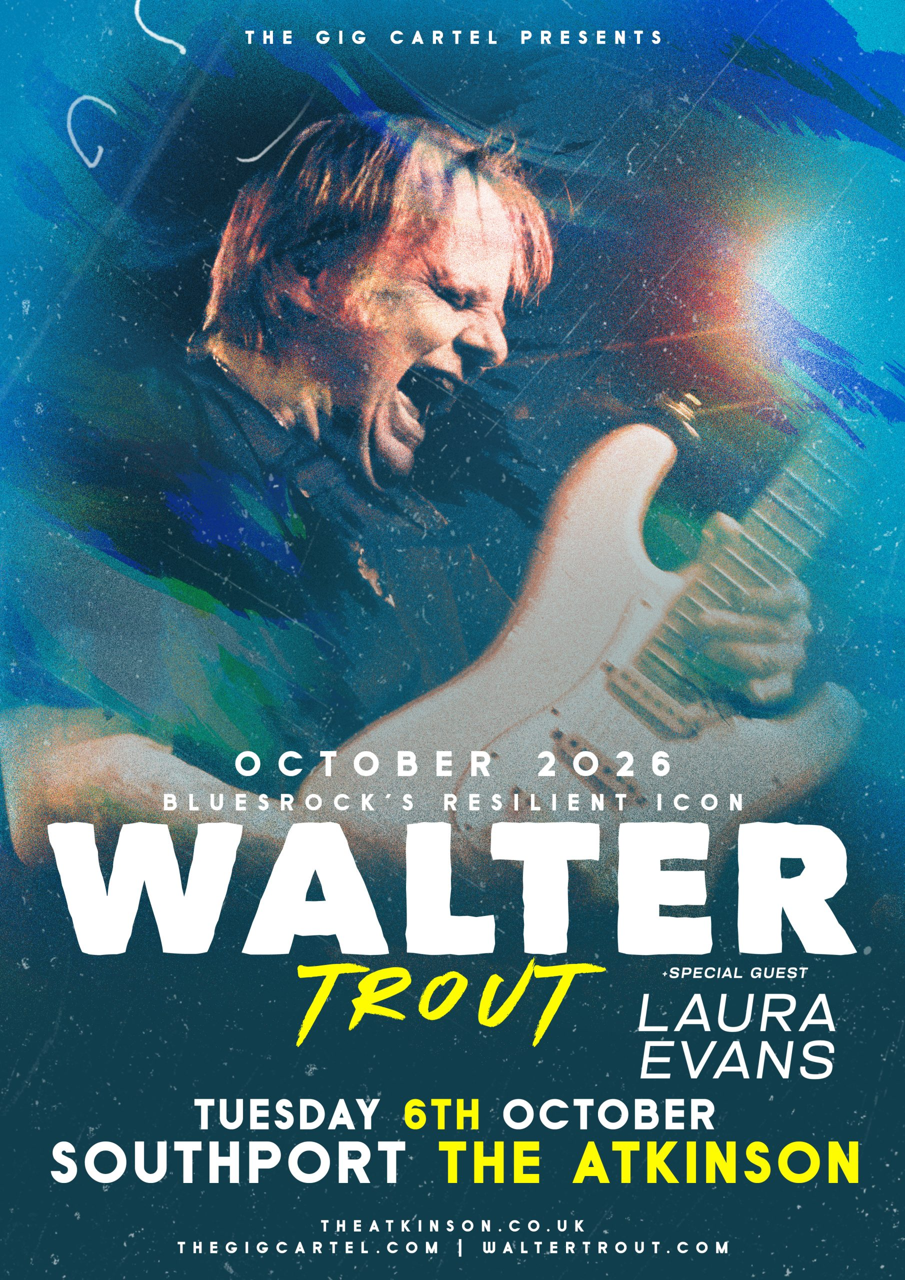 Walter Trout w/ Laura Evans – The Atkinson, Southport: Live Review