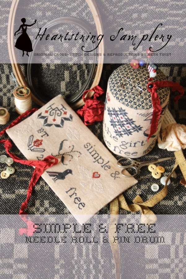 Simple & Free Pin Drum and Needle Book by Heartstring Samplery