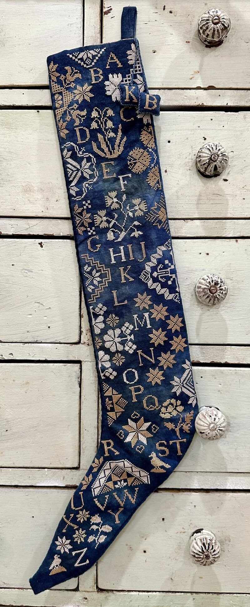 Quaker Stocking by Kathy Barrick