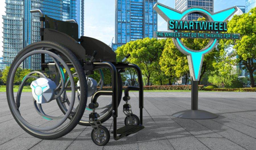 Smart wheelchair wheel that helps with uneven terrain wins design ...