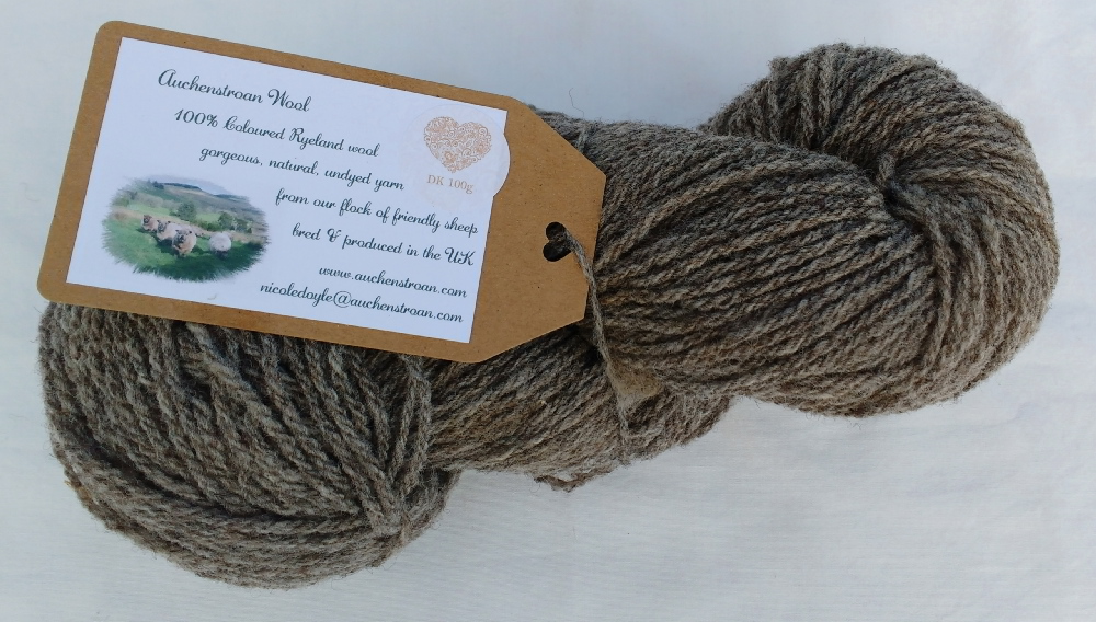 wool from coloured ryeland sheep