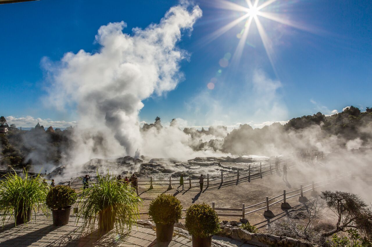 Te Puia Geothermal Valley Rotorua Auckland & Beyond Tours NZ.