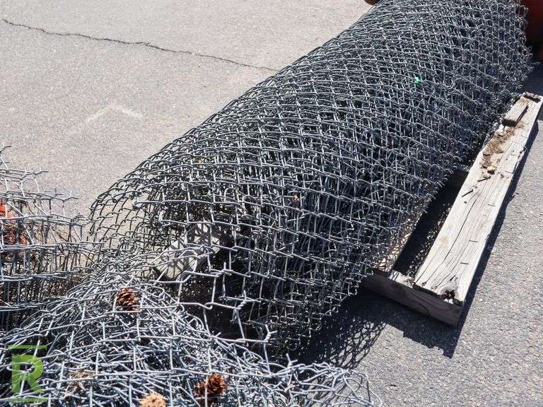 (3) rolls of chain-link fence
