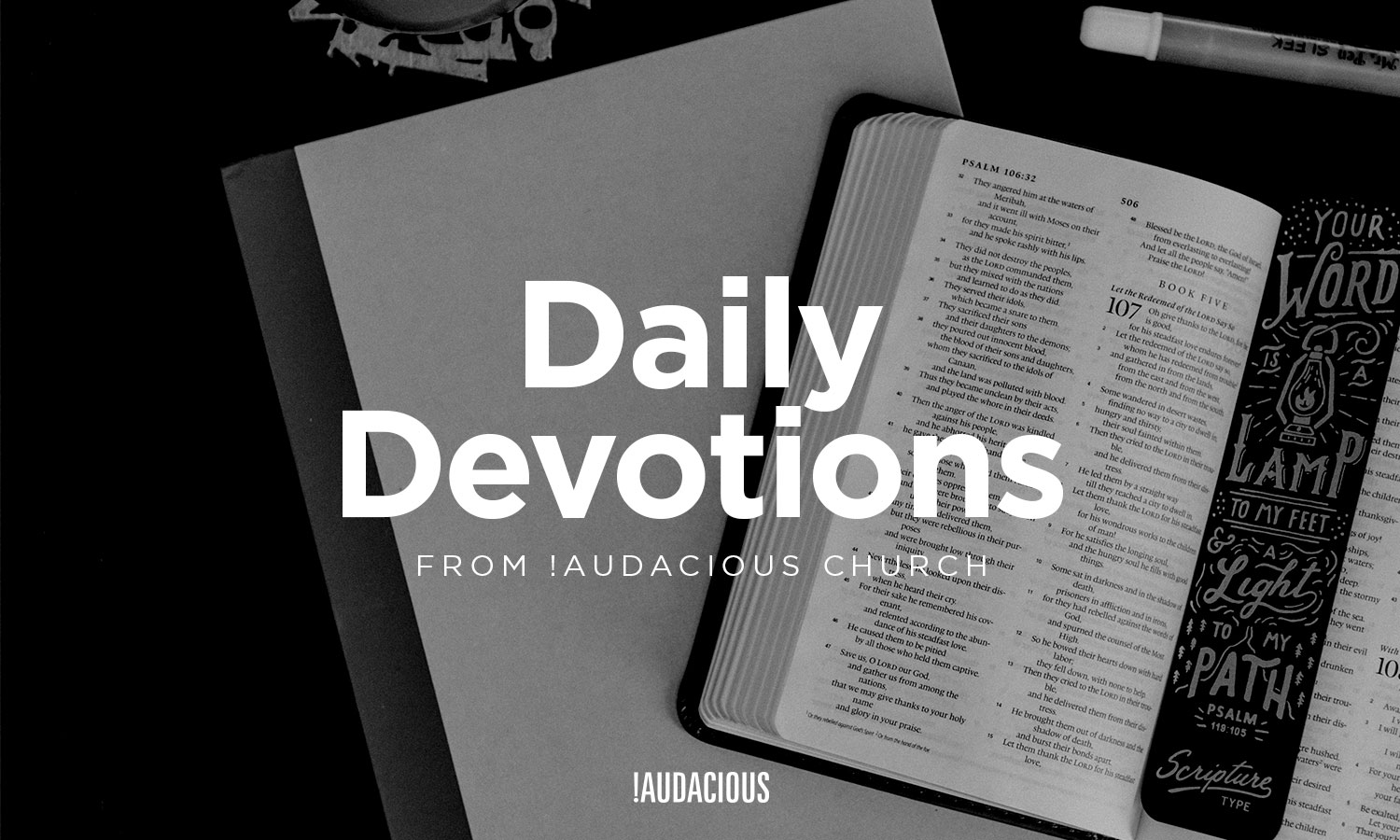 Audacious devotionals