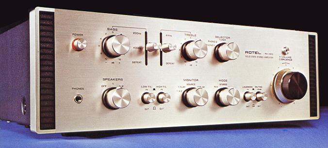 Solid State Stereo Amplifier Ra 810 Ampl Mixer Rotel The C ROTEL RA-300 Stereo Amplifier RT-300.