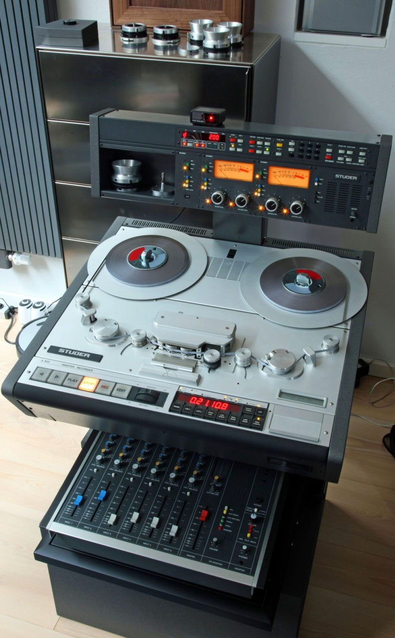 NEW PINCH ROLLER 1" STUDER A820 8TK TAPE MACHINES WITH DUAL BEARINGS