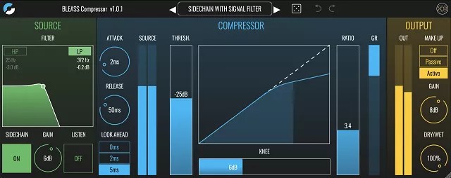 BLEASS – Compressor v1.0.1 VST3, AAX x64