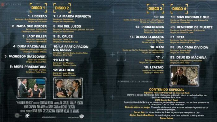Person of Interest. Temporada 3 en Blu-Ray - AudioVideoHD.com Person of Interest. Temporada 3 en Blu-Ray - AudioVideoHD.com