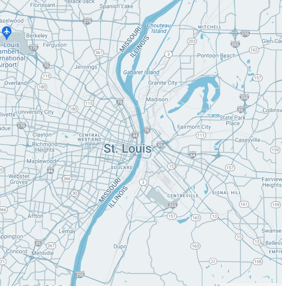 St Louis Gateway To The Midwest On The US Map AVN St. Louis Map 