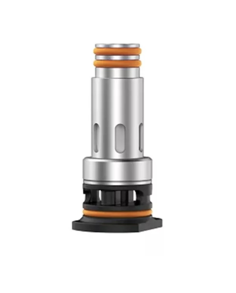 Metal Vape Atomizertank Component with Orange O-rings and a Black Base Viewed from the Side - Australia E-cigarette Store