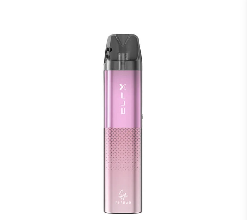 Pink Gradient Elf Bar Disposable Vape Pen with a Black Mouthpiece and White Branding Along the Pink Body - Australia E-cigarette Store