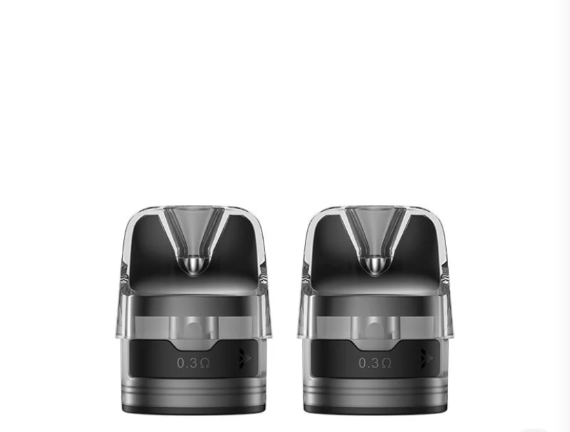 Pair of Refillable Vape Pods with 03 Ω Coils Shown Side by Side - Australia E-cigarette Store