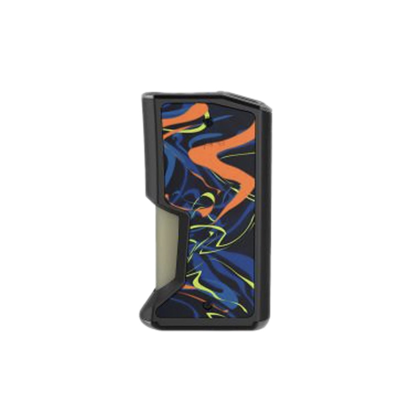 Colorful abstract-patterned lighter with a black outer casing edge-to-edge design.